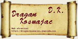 Dragan Kosmajac vizit kartica